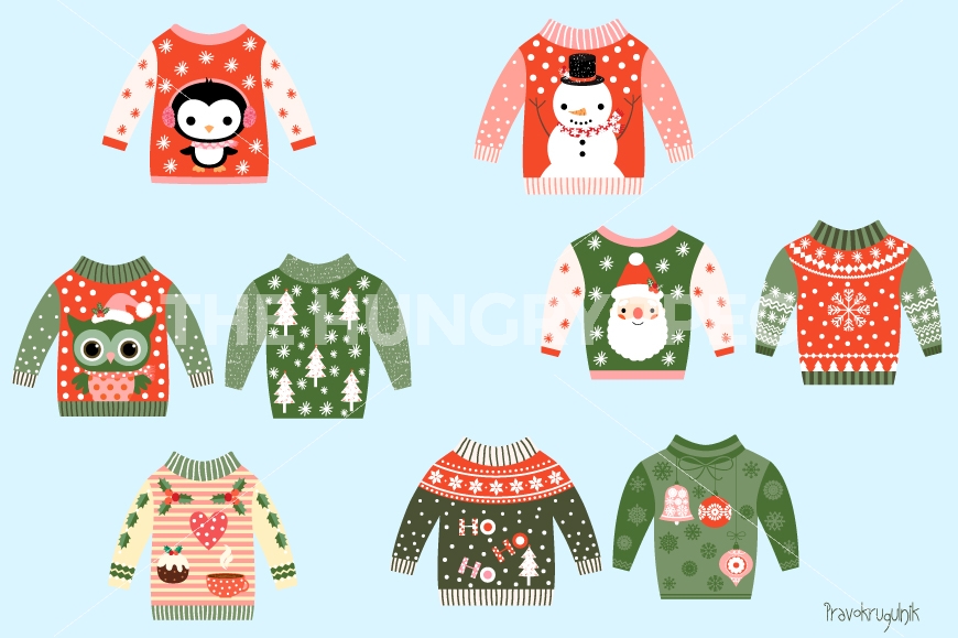 870x579 Ugly Christmas Sweaters Clipart, Cute Christmas Sweater Clip Art