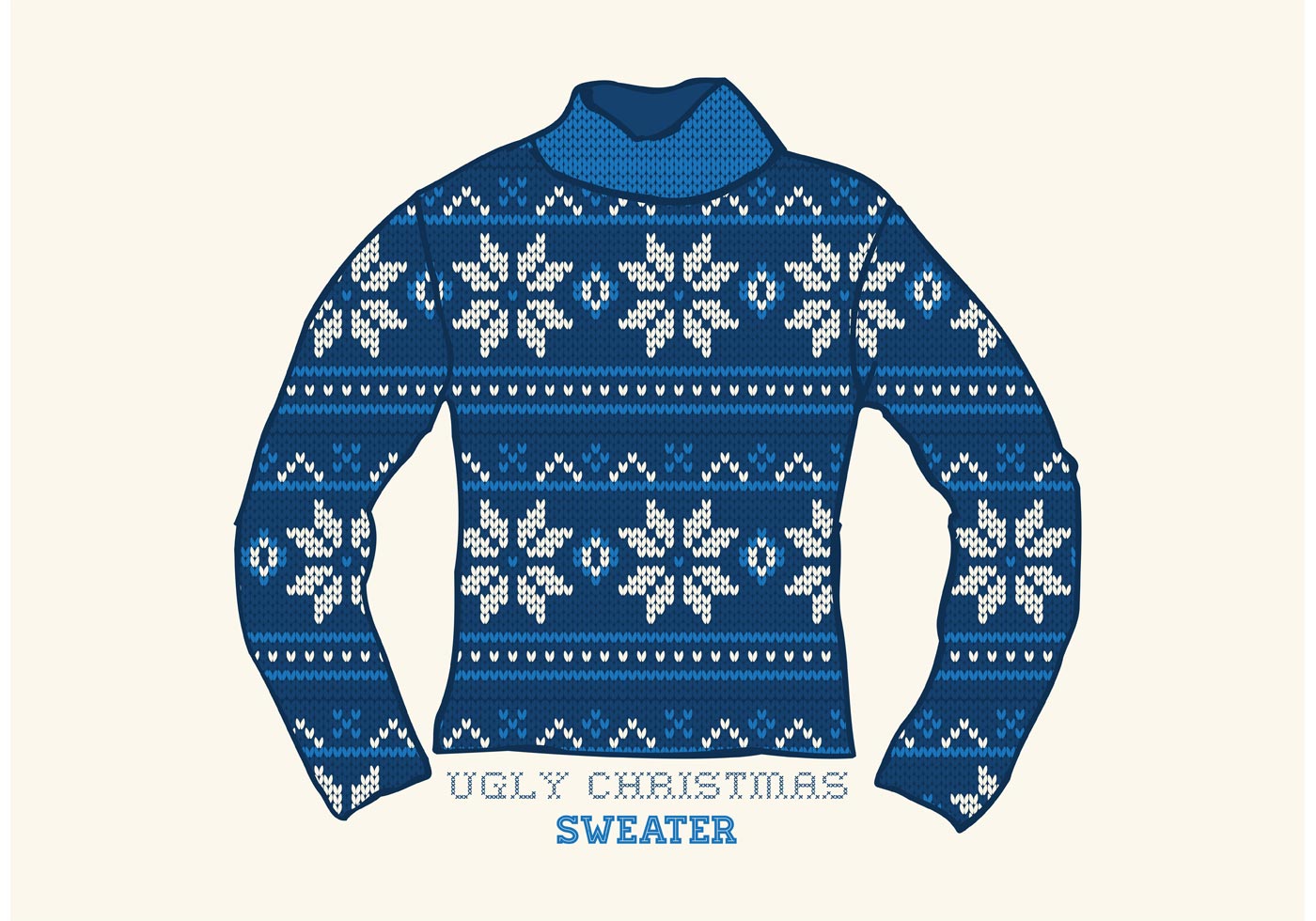 1400x980 Vector Ugly Christmas Sweater