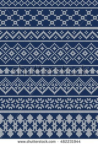 318x470 Vector Illustration Of Ugly Sweater Seamless Pattern For Design