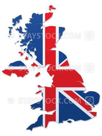 360x480 Uk Flag Map Vector Staystock
