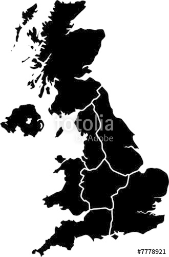 330x500 Uk Vector Map Regions Stock Image And Royalty Free Vector Files