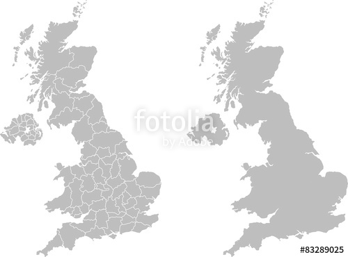 500x370 Map Of United Kingdom Stock Image And Royalty Free Vector Files