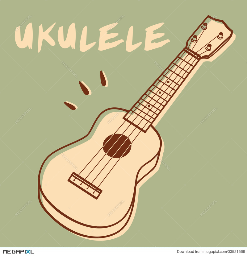 800x830 Ukulele Vector Illustration 33521588