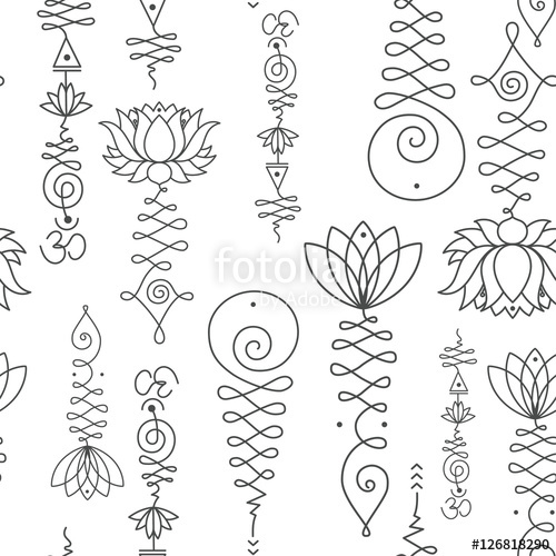 500x500 Unalome Amp Lotus Sacred Symbol Stock Photo And Royalty Free Images