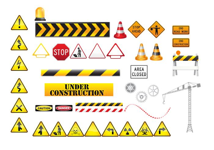 700x490 Under Construction Vector Pack