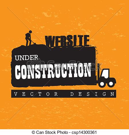 450x470 Website Under Construction Over Orange Background Vector