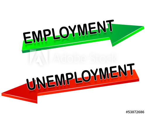 500x397 Unemployment, Employment