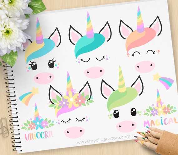 570x499 Unicorn Faces Clipart, Unicorns, Emoji, Princess Horse, Little