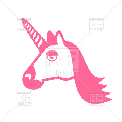 400x400 Unicorn Head Vector Image Vector Artwork Of Plants And Animals