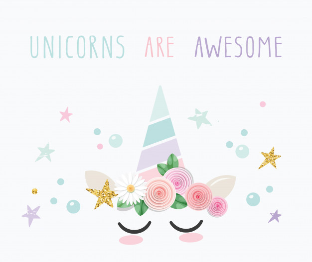 626x527 Unicorn Head Cartoon Character Vector Premium Download