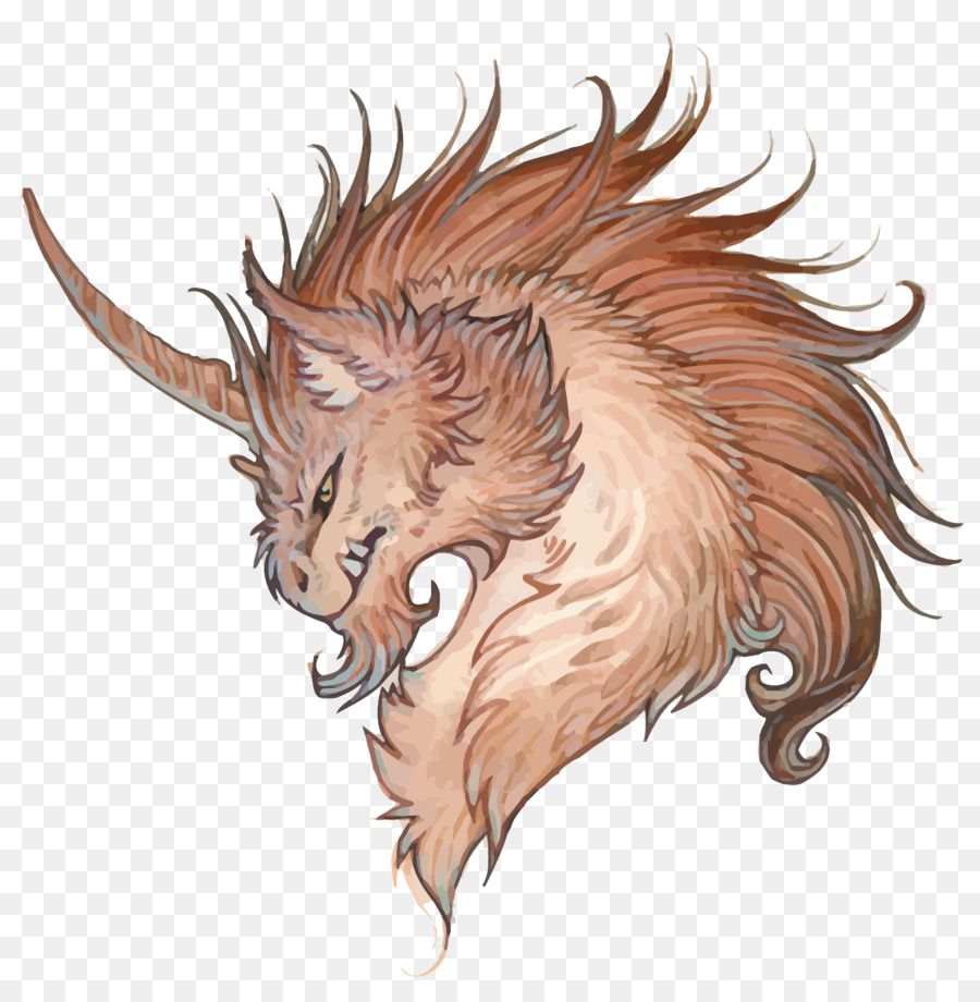 900x920 Unicorn Horn Drawing Illustration