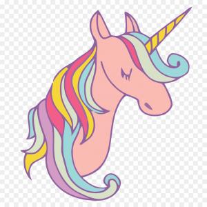300x300 Photostock Vector A Funny Character Of The Muzzle Of A Unicorn