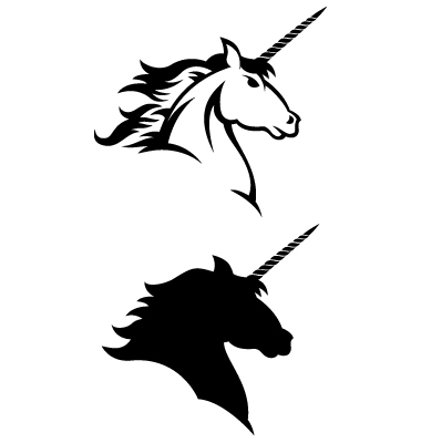 380x400 Unicorn Vector Clipart Panda