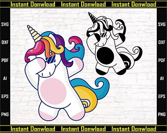 340x270 Vector Unicornio Etsy