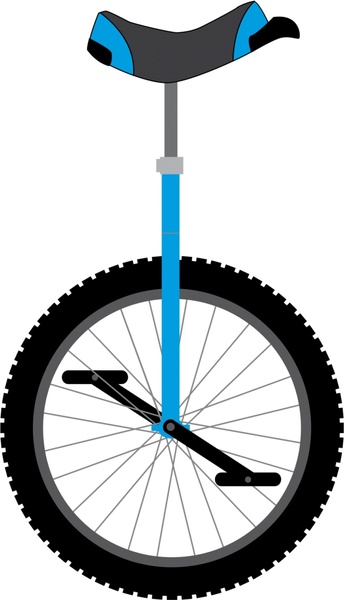 344x600 Unicycle Vector Illustration With Flat Style Free Vector In Open
