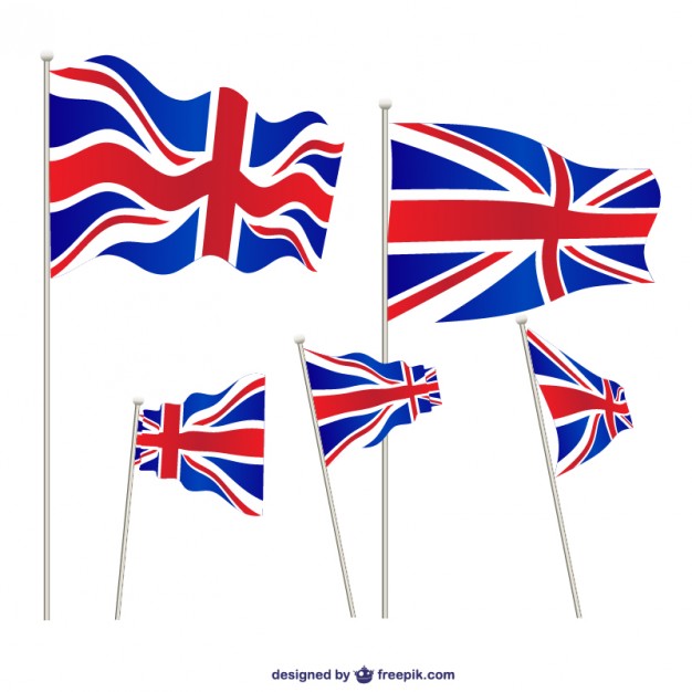 626x626 United Kingdom Flags Set Vector Free Download