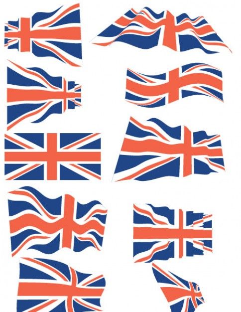 484x626 United Kingdom Flags Vector Pack British Isles