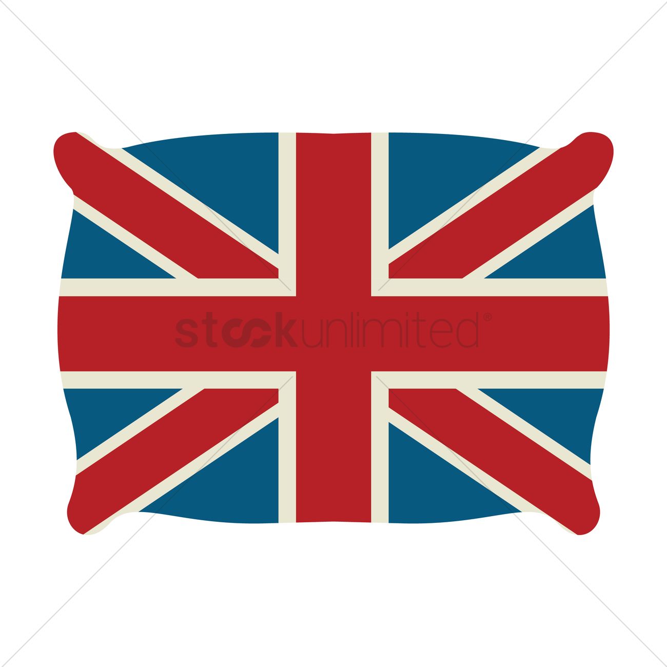 1300x1300 United Kingdom Flag Vector Image