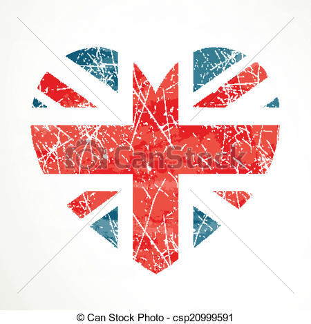 450x470 Vector United Kingdom Flag. Vector Illustration Of The United
