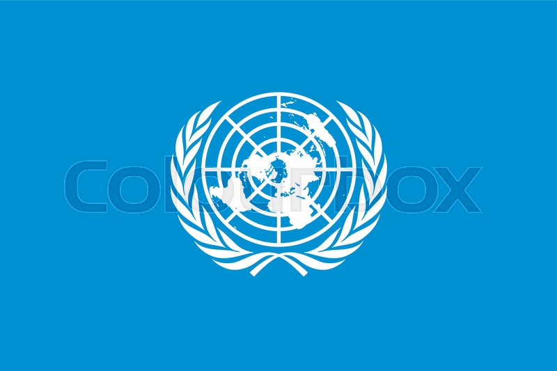 800x533 United Nations Flag Vector Stock Vector Colourbox