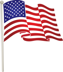 261x299 United States Waving Flag Clip Art