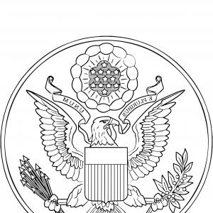 300x300 Presidential Seal Gold Against White Ai Vector Geekchicpro