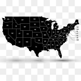 260x260 United States Map Png, Vectors, Psd, And Clipart For Free Download