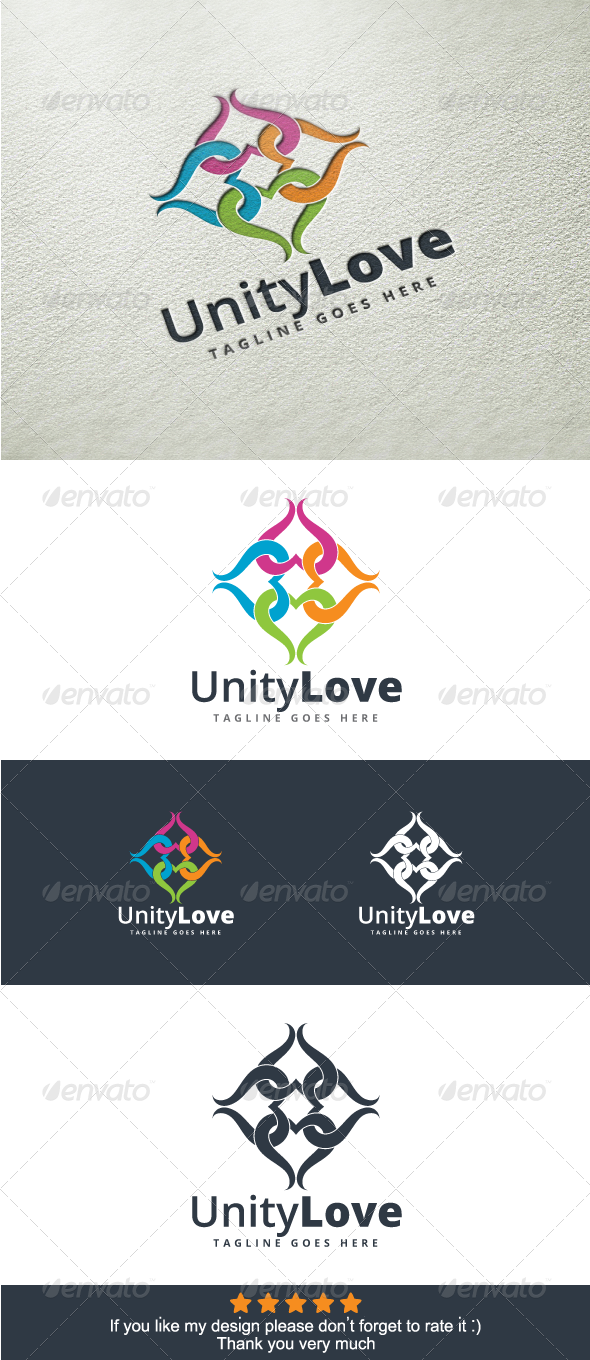 590x1360 Unity Logo Template Vector Eps