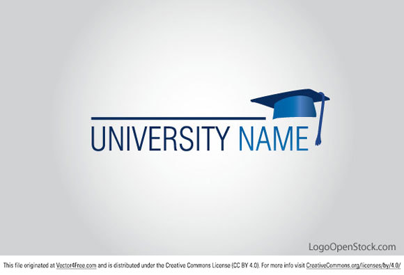 580x395 Free University Vector Logo
