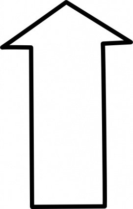271x425 Free White Outline Up Arrow Psd Files, Vectors Amp Graphics