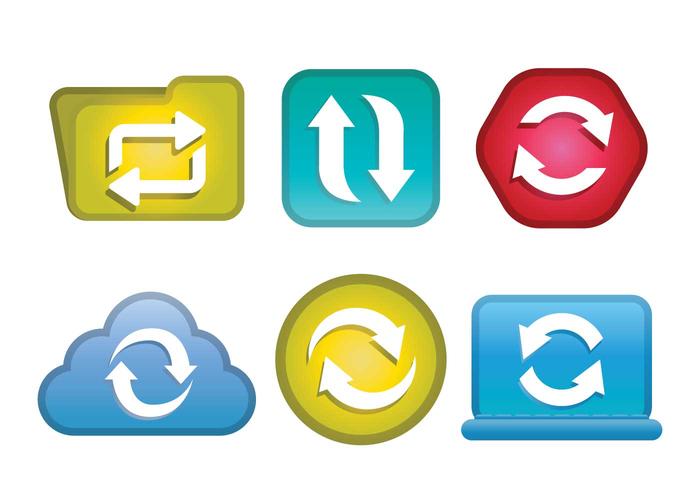 700x490 Update Icon Vector Set
