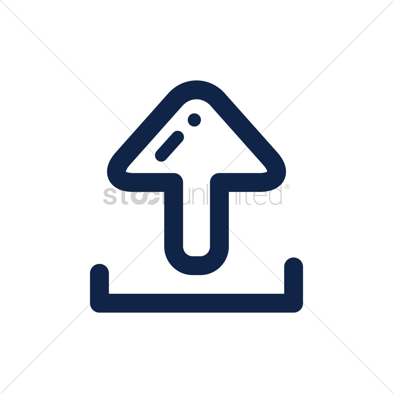 1300x1300 Upload Icon Vector Image