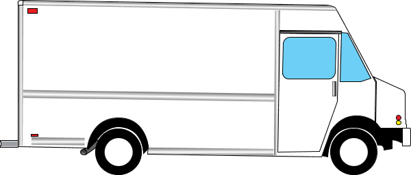 600x256 Images Of Clipart Delivery Truck