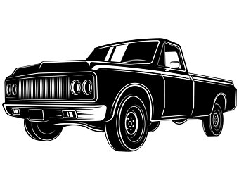 340x270 Pickup Truck Vectors Etsy