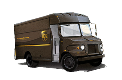 400x262 Vector Of Ups Truck