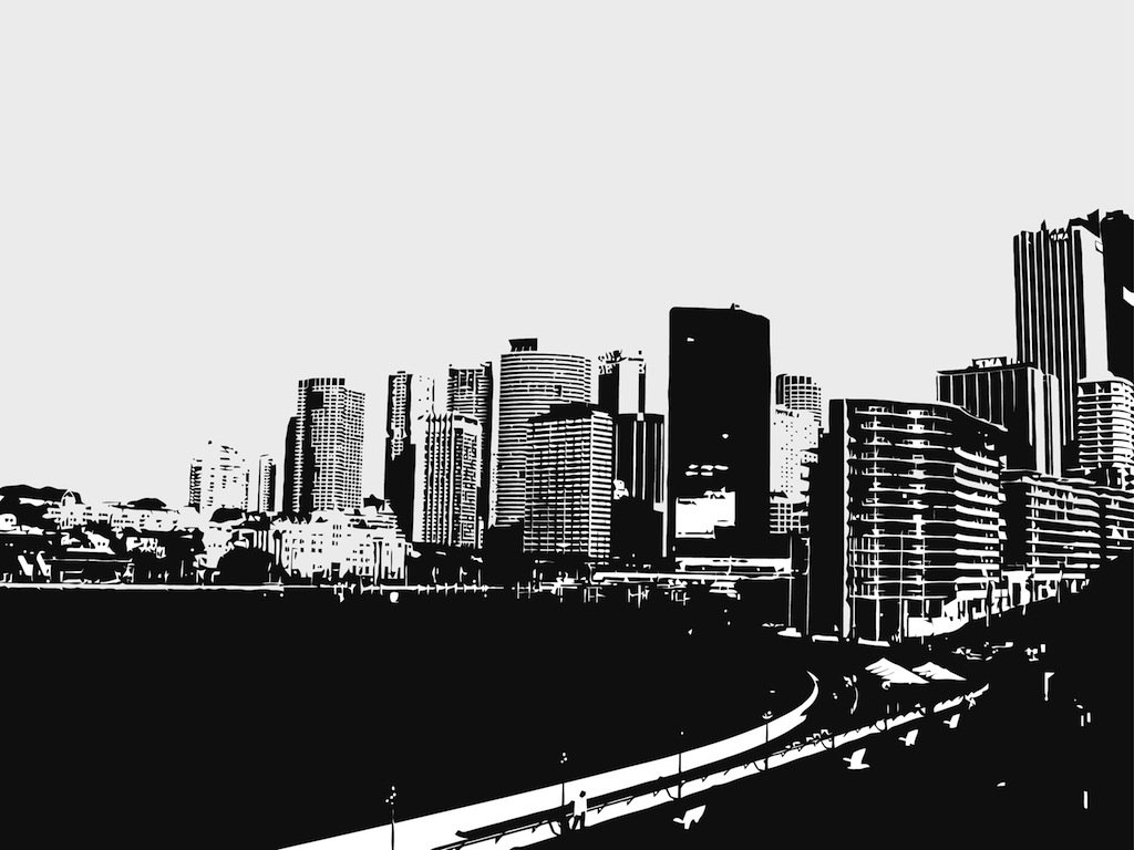 1024x768 Urban Life Vector Art Amp Graphics