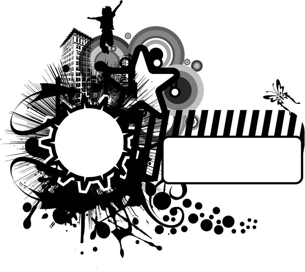 1024x913 Abstract Urban Vector Poster If You Want To Use This