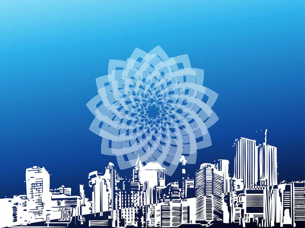 1024x768 Urban Vector