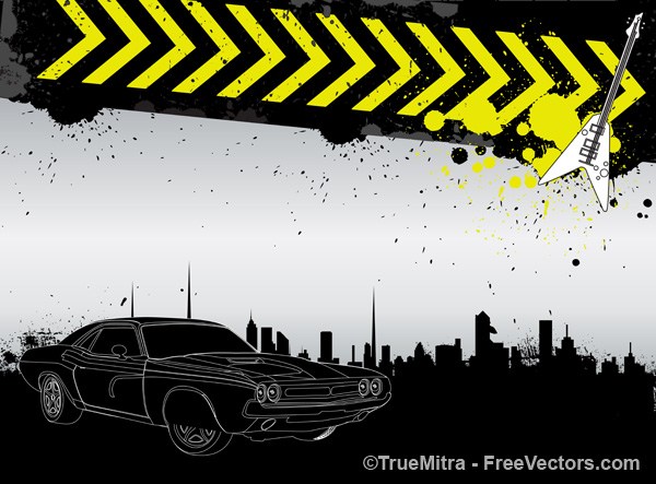 600x443 Download Free Urban Background Free Vector Vector Illustration