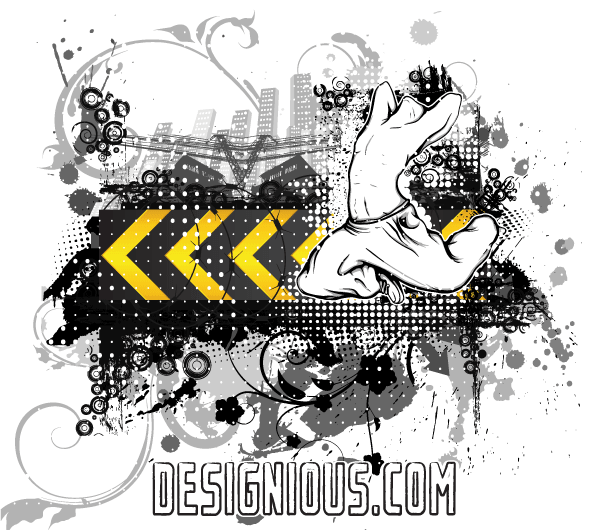 600x530 Free Vector Urban Illustration 123freevectors