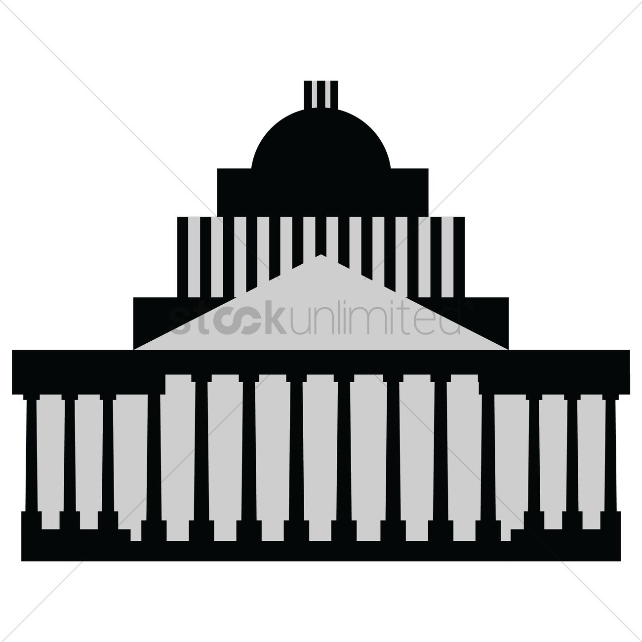 1300x1300 Us Capitol Building Vector Image