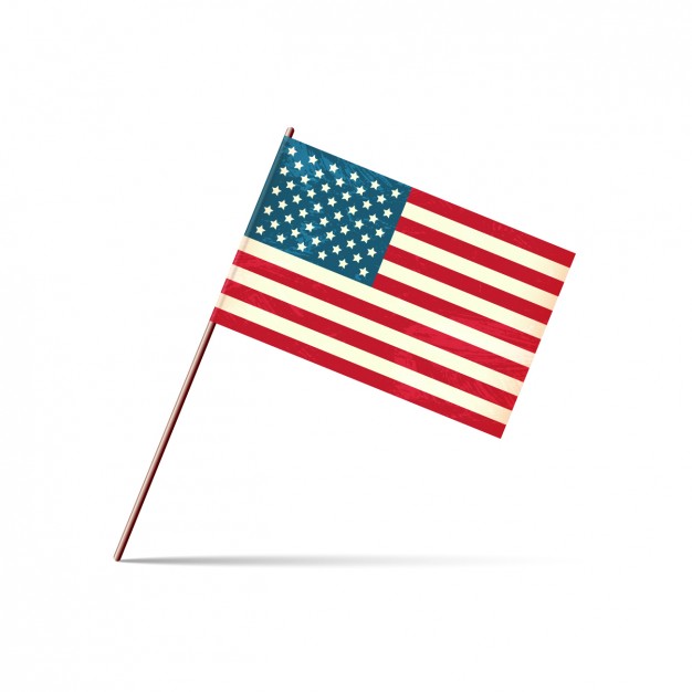 626x626 Hand Painted American Flag Vector Free Download