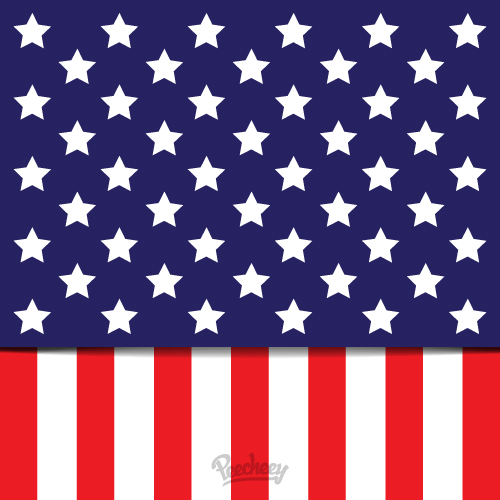 500x500 American Flag Illustration Free Vector Free Vectors Ui Download