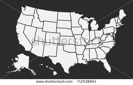 Us Map Vector at GetDrawings | Free download