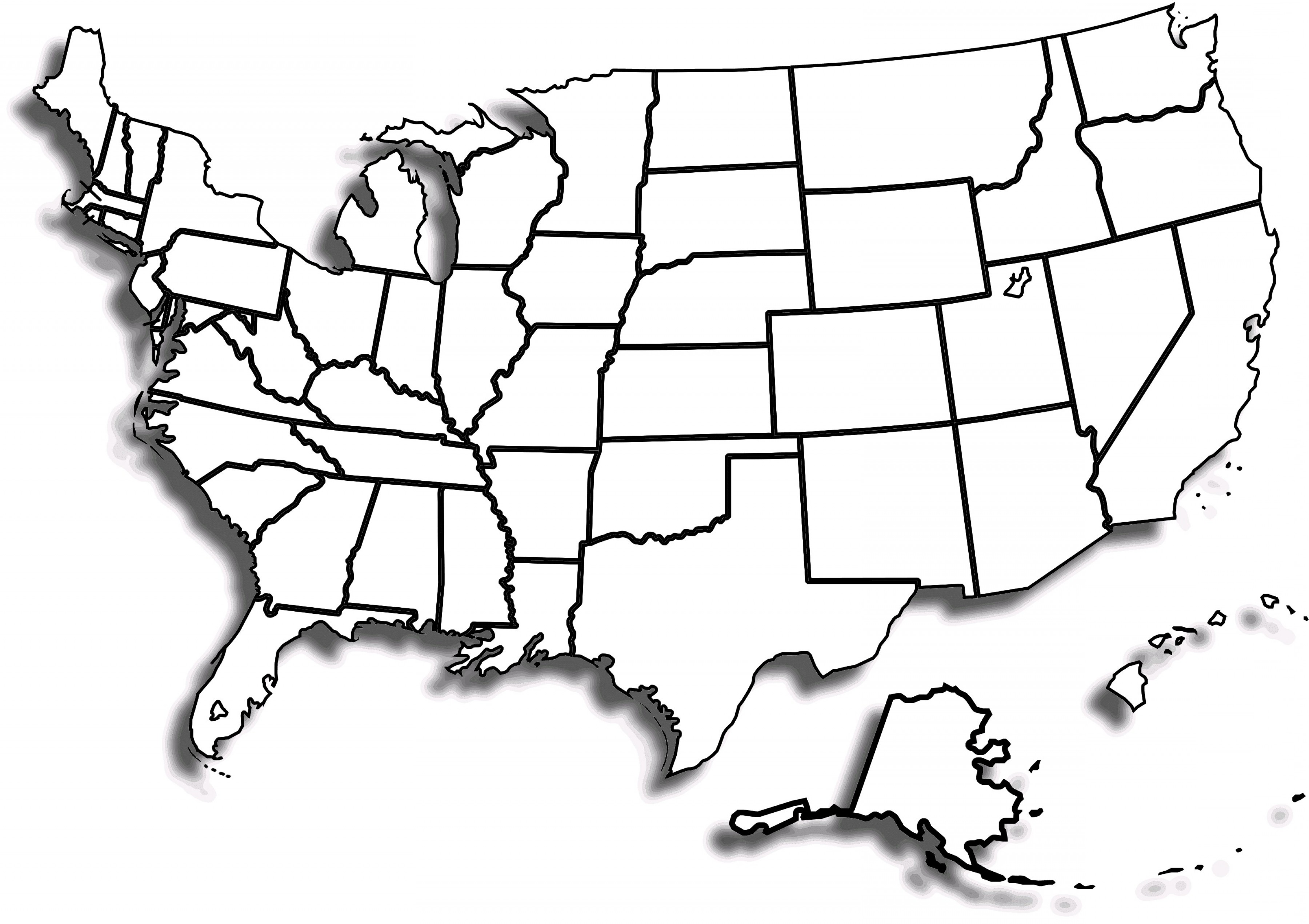 3600x2541 Us Map Vector Free Download Usa Clipart Region Best State Texas