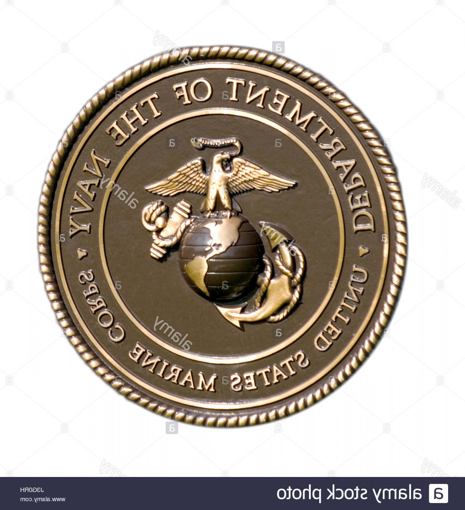 1519x1668 Stock Photo The Seal Of The United States Marine Corps Department