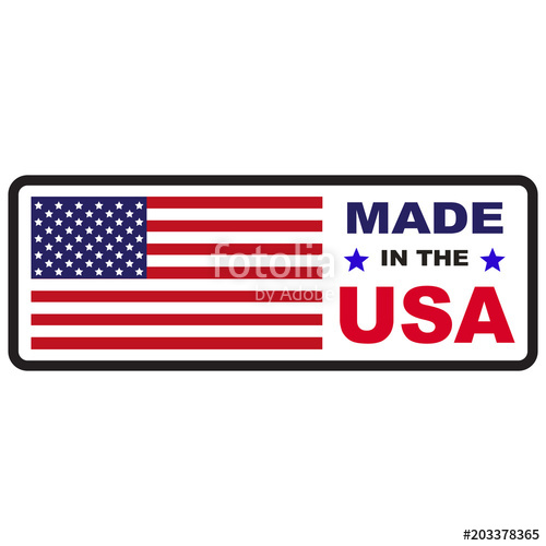 500x500 Made In Usa Flag Icon Stock Image And Royalty Free Vector Files