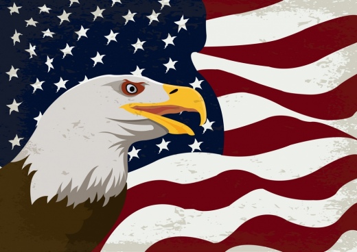 520x368 Vector Usa Flag Free Vector Download (2,808 Free Vector) For