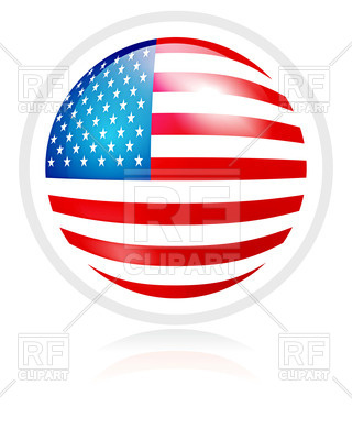 320x400 Button With Usa Flag Vector Image Vector Artwork Of Signs