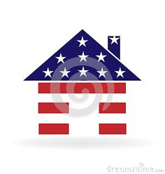 236x248 Download The Royalty Free Vector Logo Patriotic American House